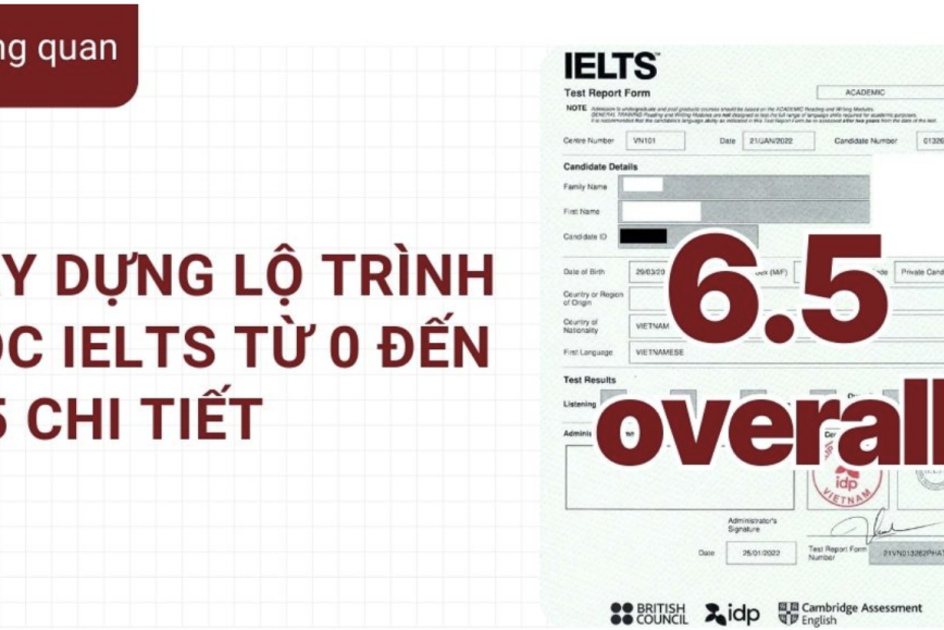 Lộ Trình Học IELTS Cho Người Mới Bắt Đầu: Từ 0 Đến 6.5+ IELTS