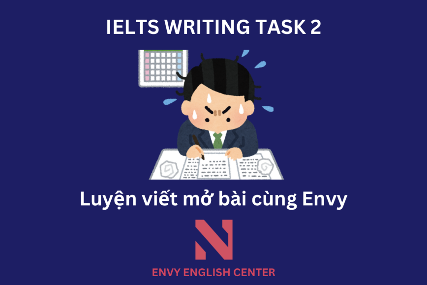 Cách viết mở bài IELTS Writing Task 2 ăn điểm