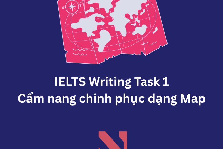 IELTS Writing Task 1 - Map - Cách triển khai đề bài so sánh hai khu vực cùng một thời điểm
