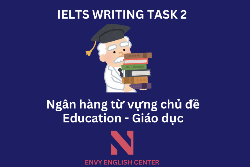 IELTS Writing Task 2  Ngân hàng từ vựng chủ đề Education (Giáo dục)