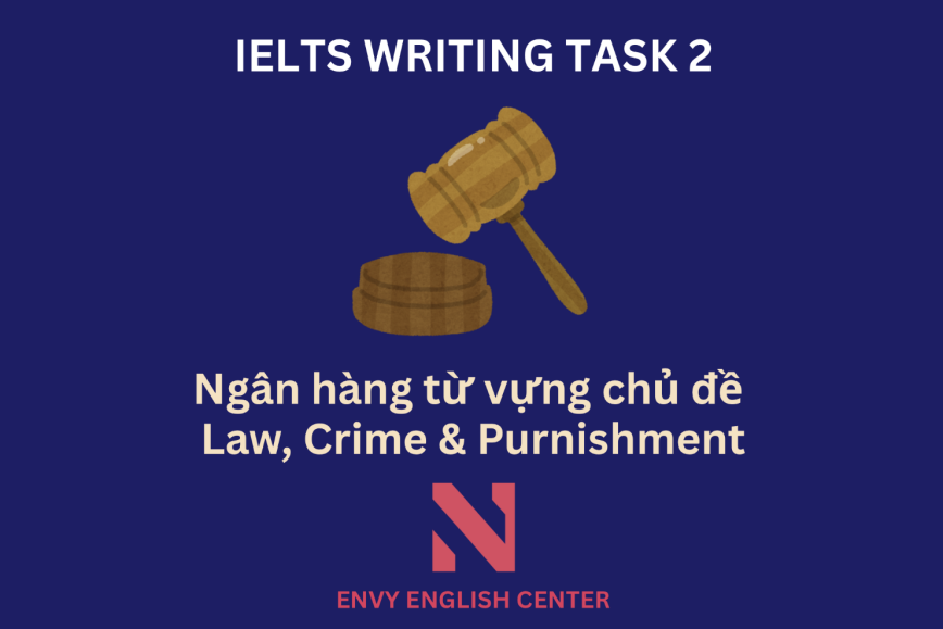 IELTS Writing Task 2: Ngân hàng từ vựng chủ đề Law, Crime & Punishment - Pháp luật