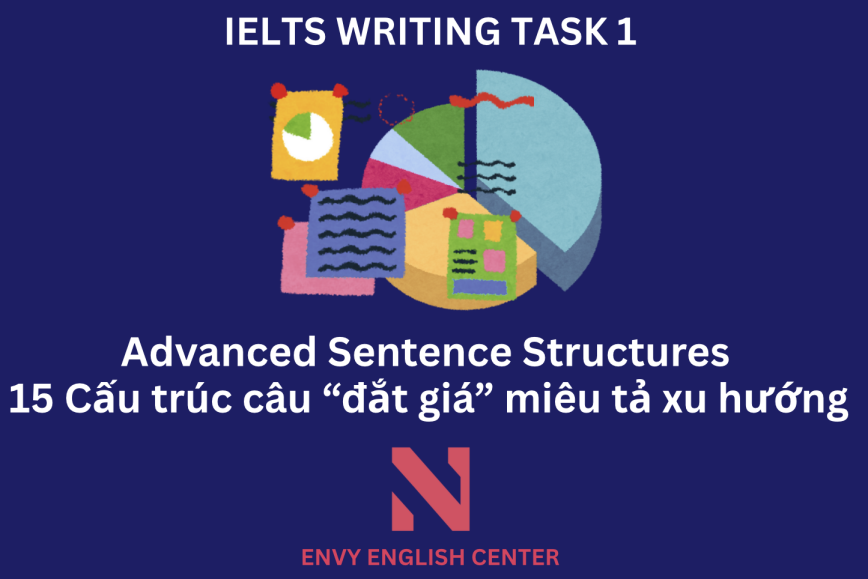 Advanced Sentence Structures for IELTS Writing Task 1 - 15 Cấu trúc câu “đắt giá” miêu tả xu hướng chuẩn band 8.0
