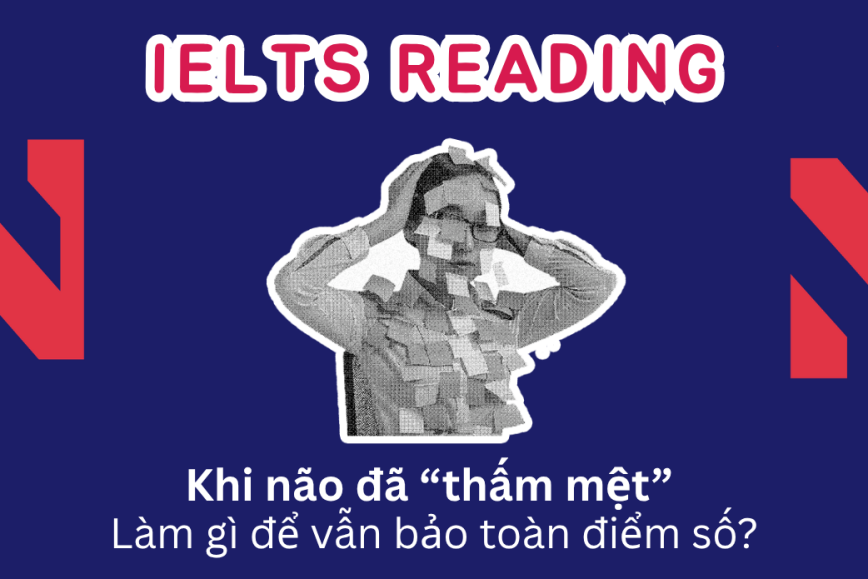 Làm IELTS Reading khi não đã mệt - cách xử lí giúp bảo toàn điểm số