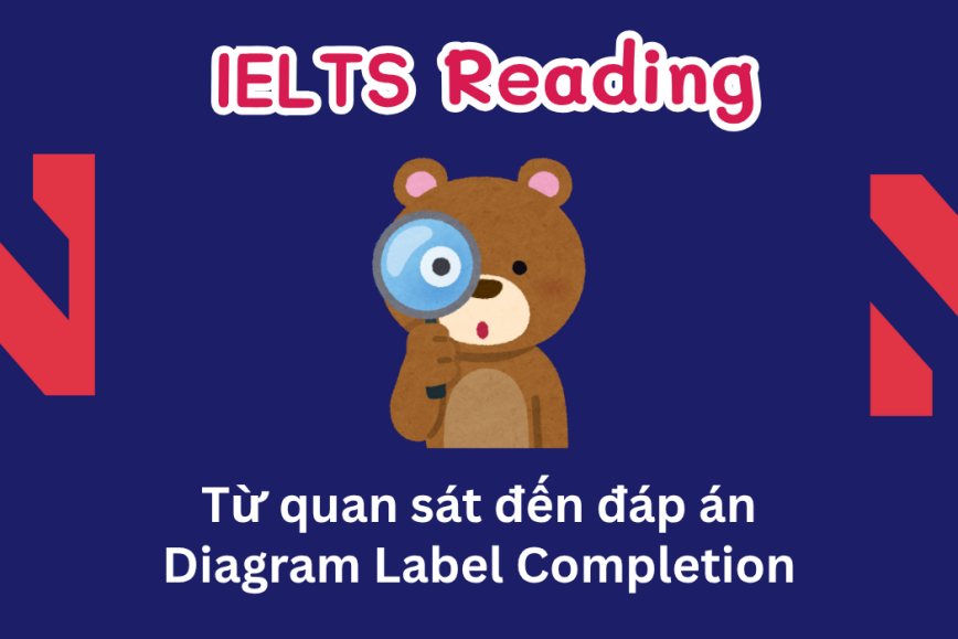 Từ quan sát đến đáp án: Diagram Label Completion trong IELTS Reading