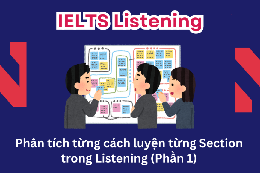 Phân tích từng cách luyện từng Section trong Listening (Phần 1)