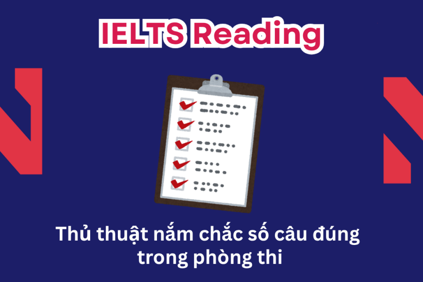 Thủ thuật nắm chắc số câu đúng trong phòng thi
