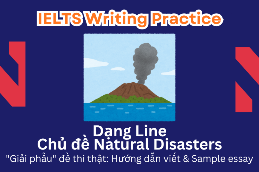 IELTS Writing Practice: "Giải phẫu" đề thi thật – Dạng bài Maps/Process Combination – Chủ đề Natural Disaster